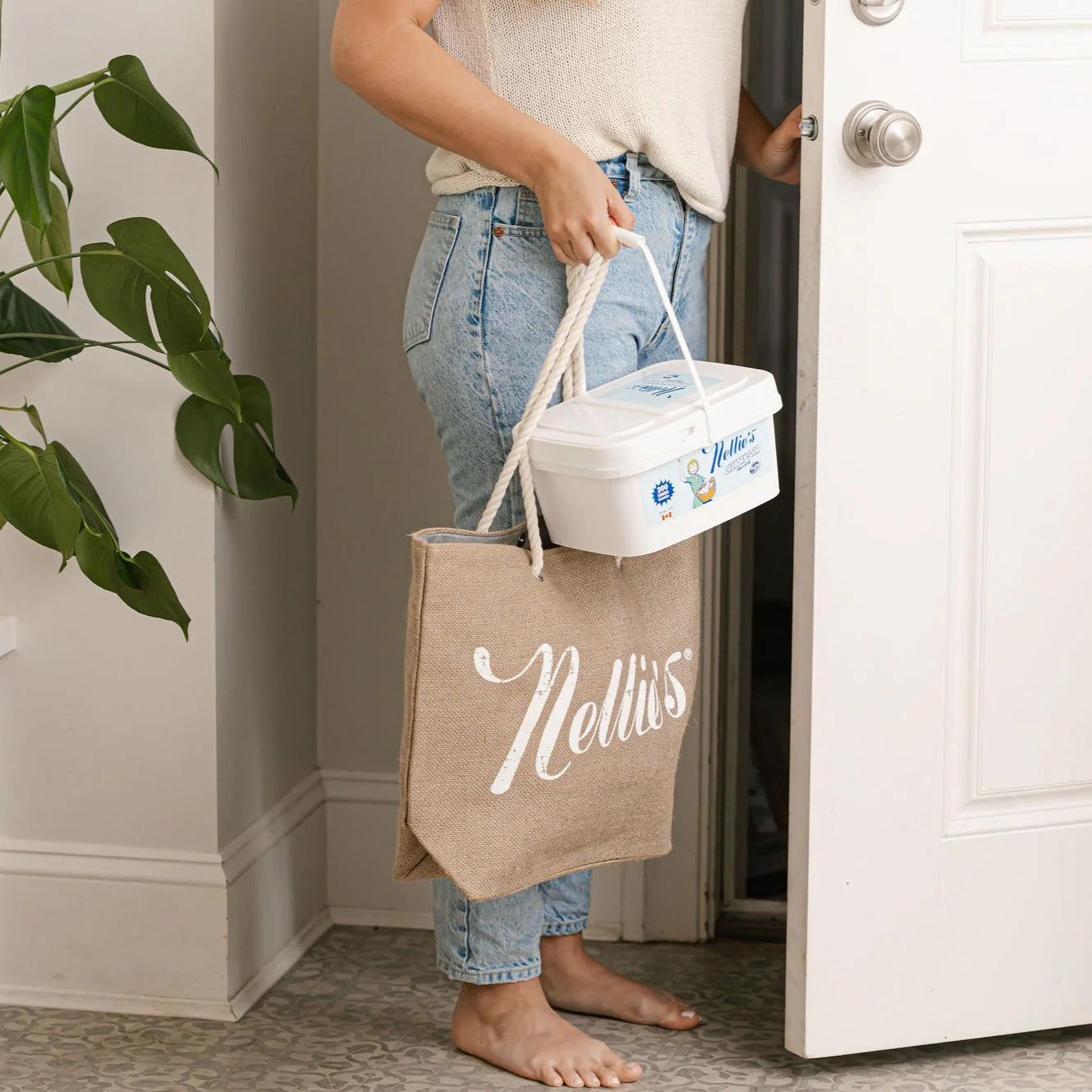 Jute Tote Bag - Image 4